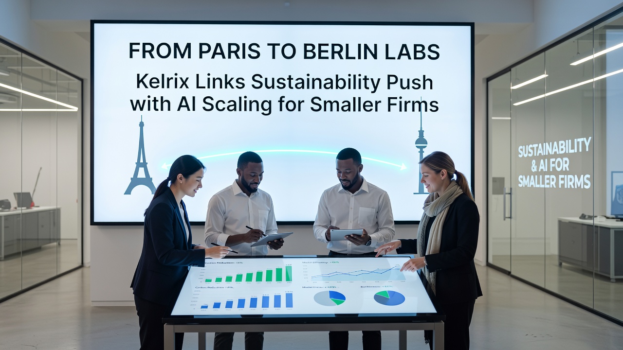 From Paris to Berlin Labs: Kelrix Links Sustainability Push with AI Scaling for Smaller Firms